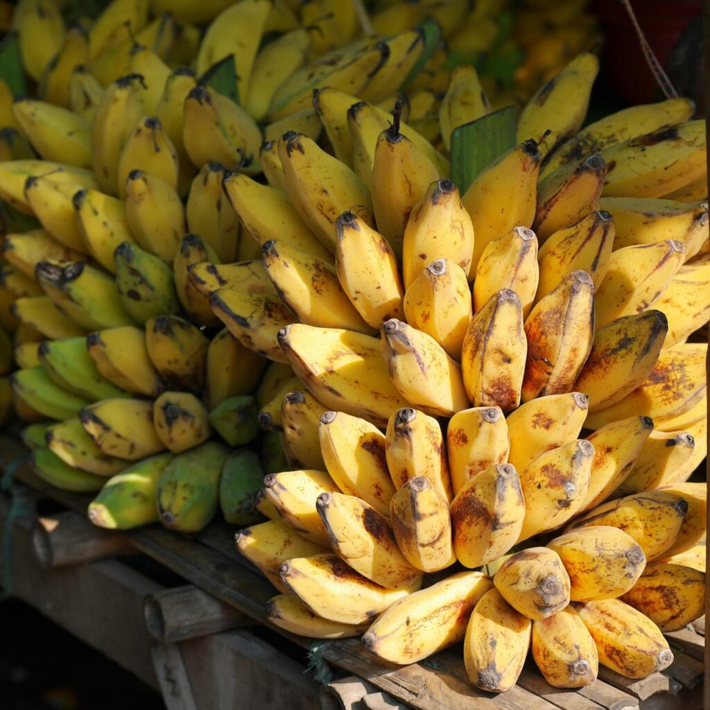 brown spots on banana