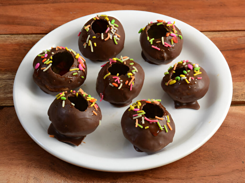 chocolate pani puri